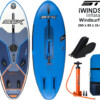 Inflatable Grey Windsurfing Sail Board - Image 3