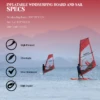 Spatium Red Inflatable Windsurfing Board - Image 4