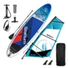 Windsurf SUP Inflatable Sail Board Set - Blue