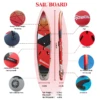 Spatium Red Inflatable Windsurfing Board - Image 3