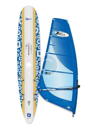 Blue Windsurfing Board