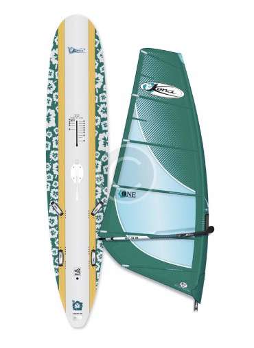 Green Windsurfing Board