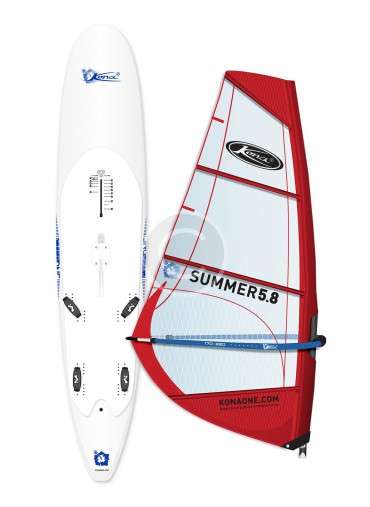 White Windsurfing Board