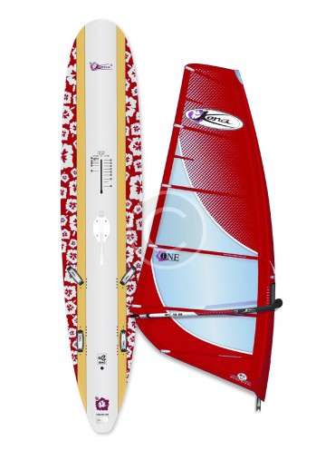 Red Windsurfing Board