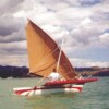 Small Optimist Student Sailboat with Outrigger - Image 5