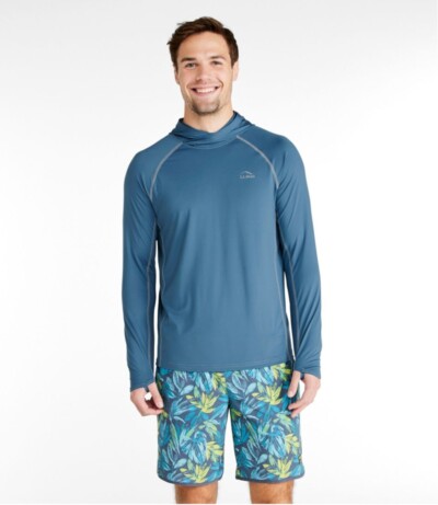 Men's L.L.Bean Swift River Cooling Hooded Rash Guard