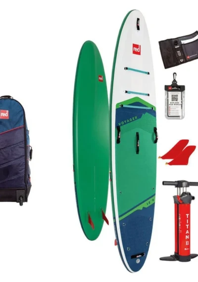 Red Paddle Co 12'6" Voyager MSL Inflatable Paddle Board Package